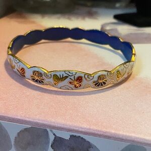 Cloisonné Bangle Bracelet
